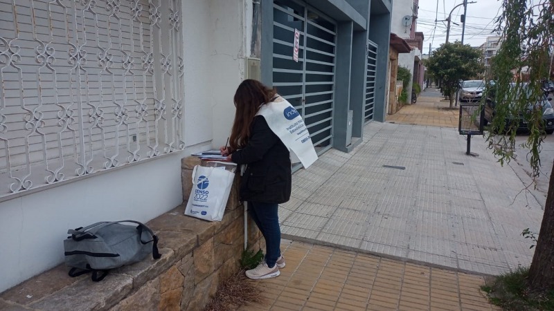 Las imgenes del Censo casa por casa